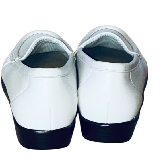 SAS Simplify - Everyday Loafer White Leather Loafers Size 6 S Narrow - Picture 6 of 8
